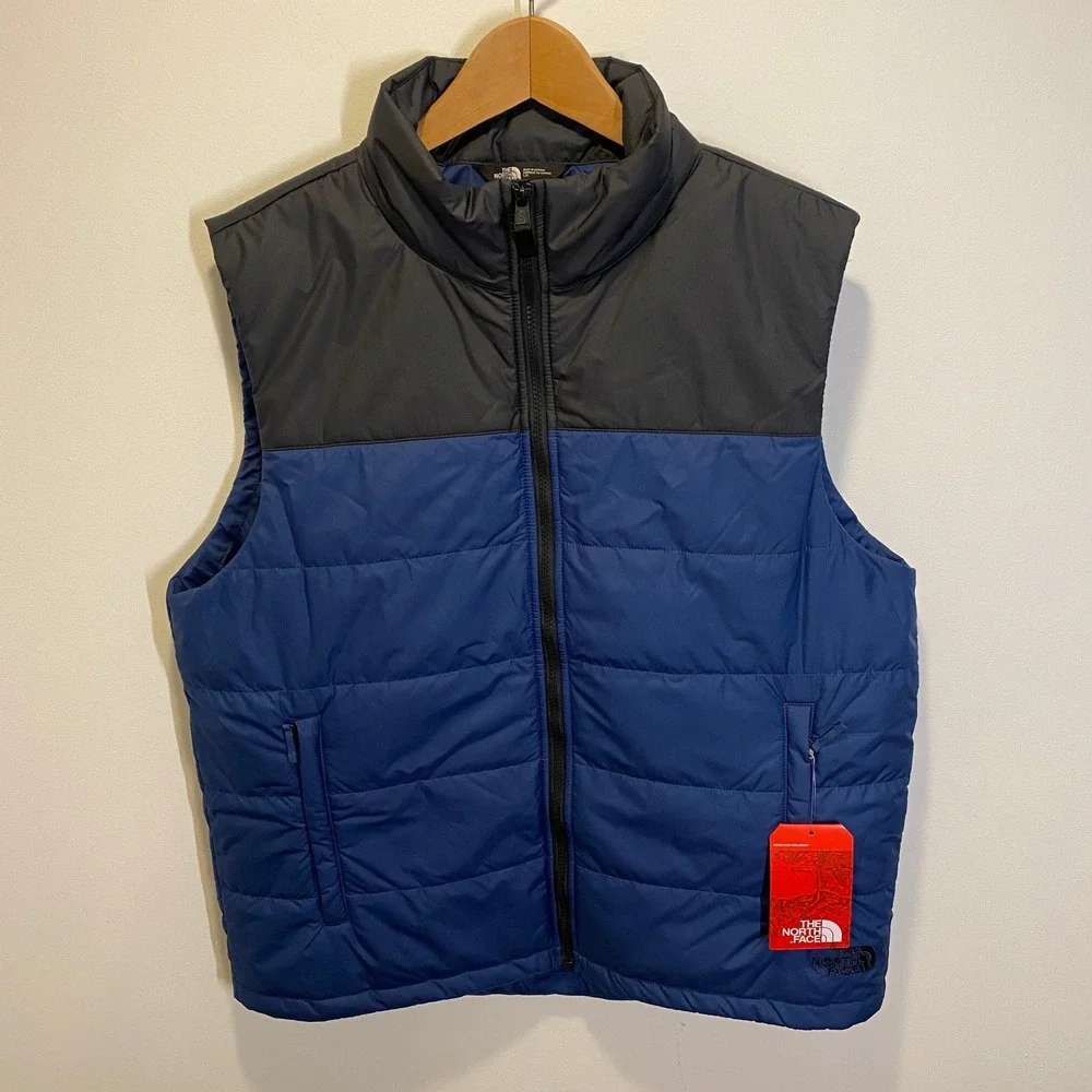 The North Face Everyday Insulated Vest Mens Large Blue NWT Company Logo on back)